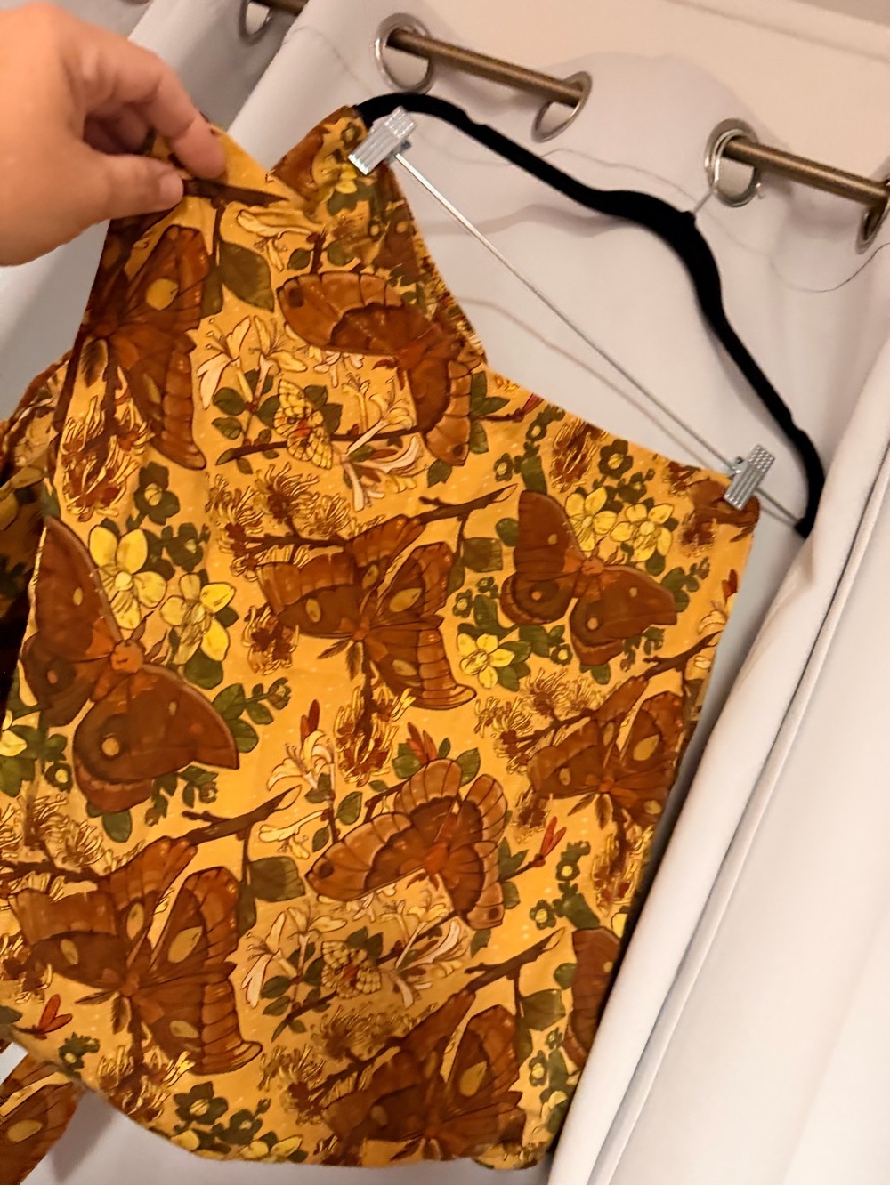 Sundance Dark Yellow and Brown Linen Pants with Belt